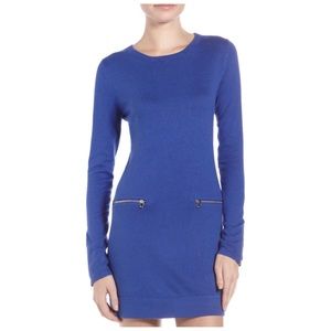 2/$20 Michael Kors Royal Blue Sweater Dress Zip